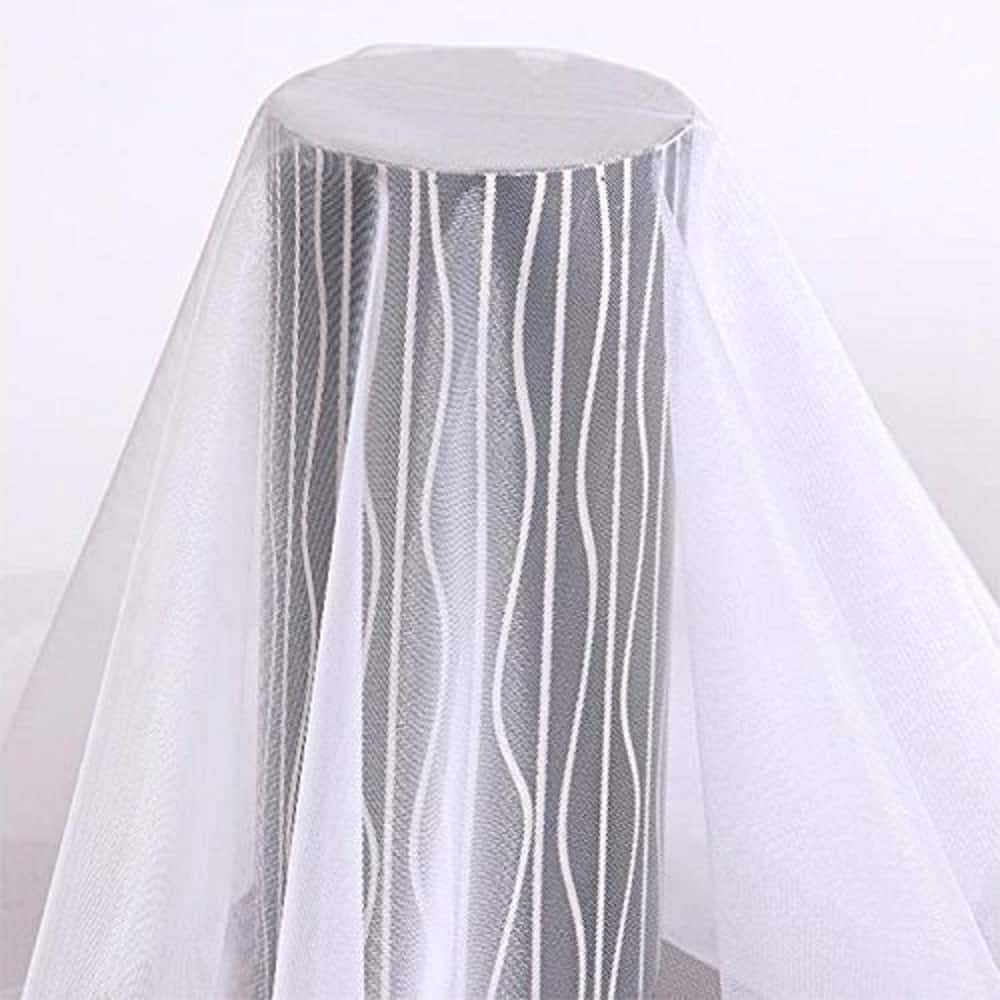 Shatex DIY Fabric Mosquito Netting, Insect Pest Barrier Netting, White 60" x 54" Bed Bath